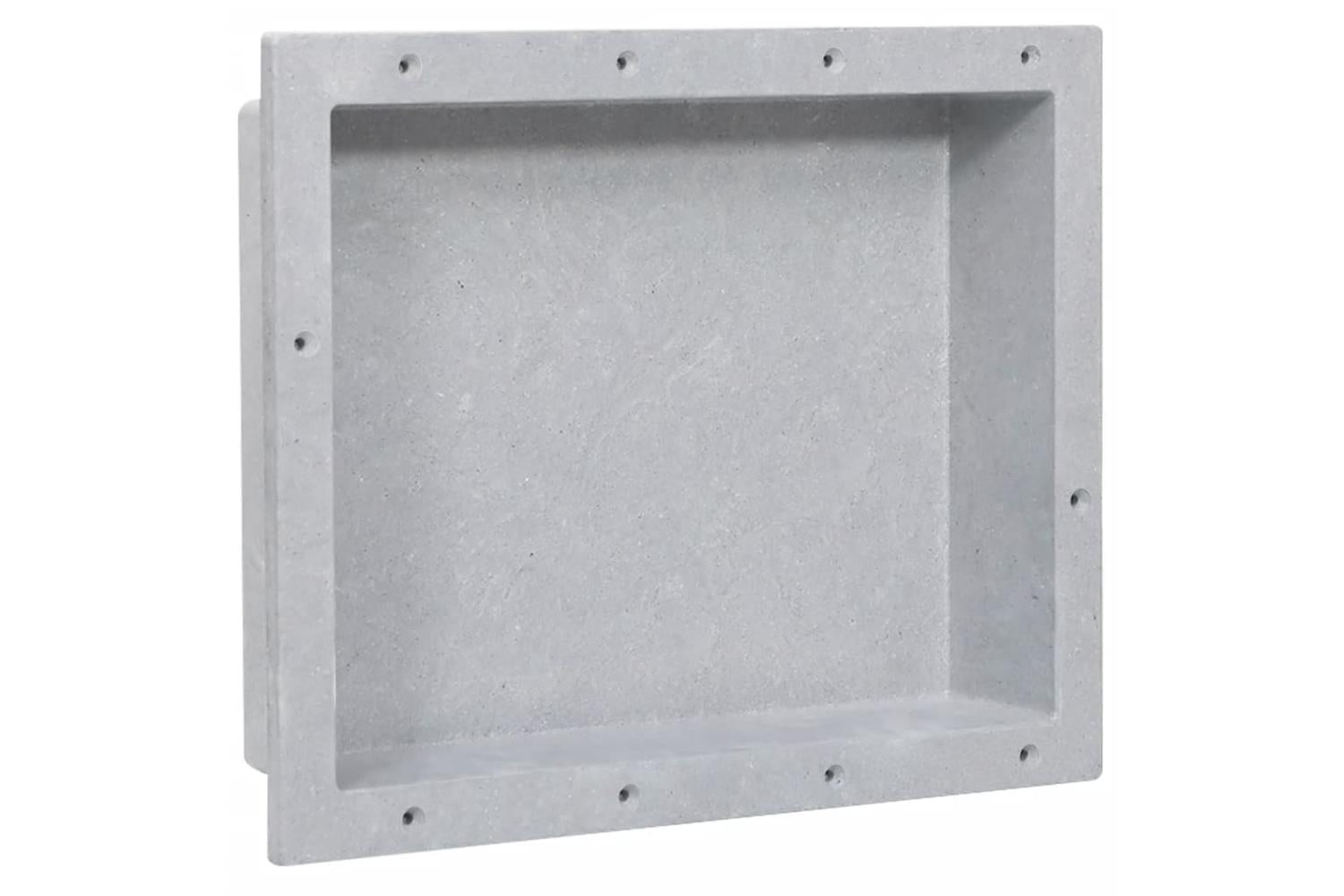 vidaXL 151392 Shower Niche Matt Grey 41x51x10cm