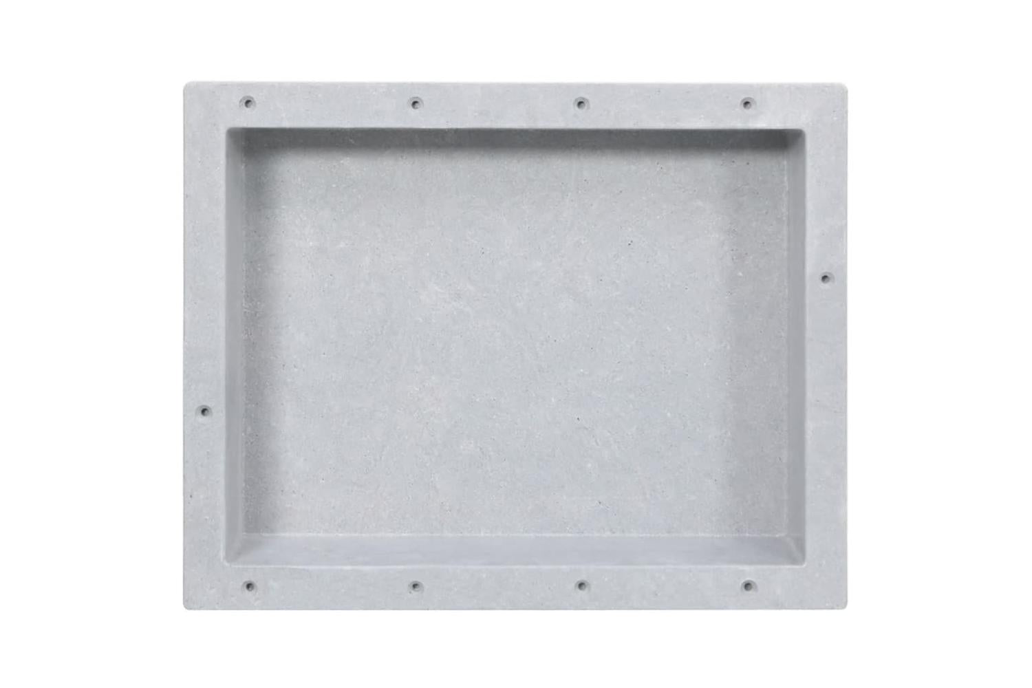 vidaXL 151392 Shower Niche Matt Grey 41x51x10cm-2