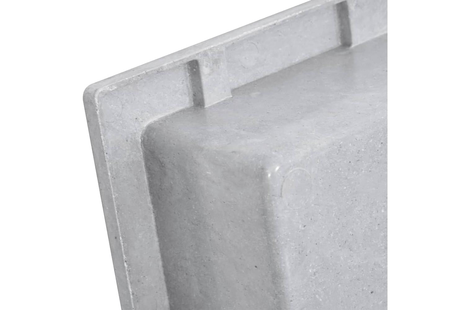 vidaXL 151392 Shower Niche Matt Grey 41x51x10cm-5