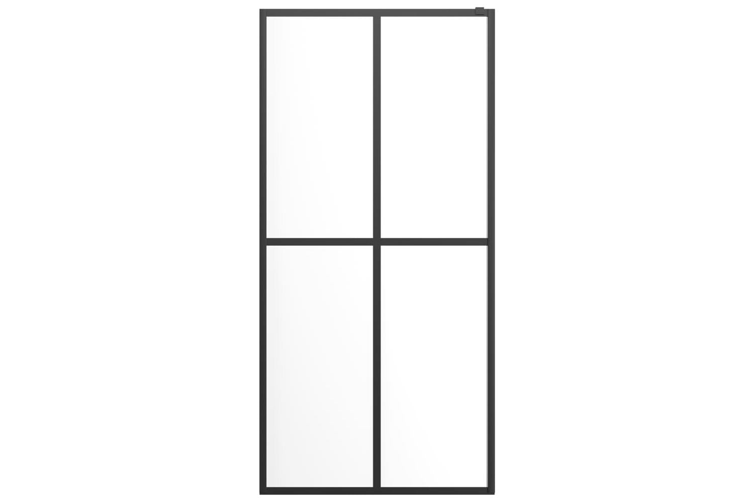 vidaXL 145683 Walk-in Shower Screen Clear Tempered Glass 140x195cm-4