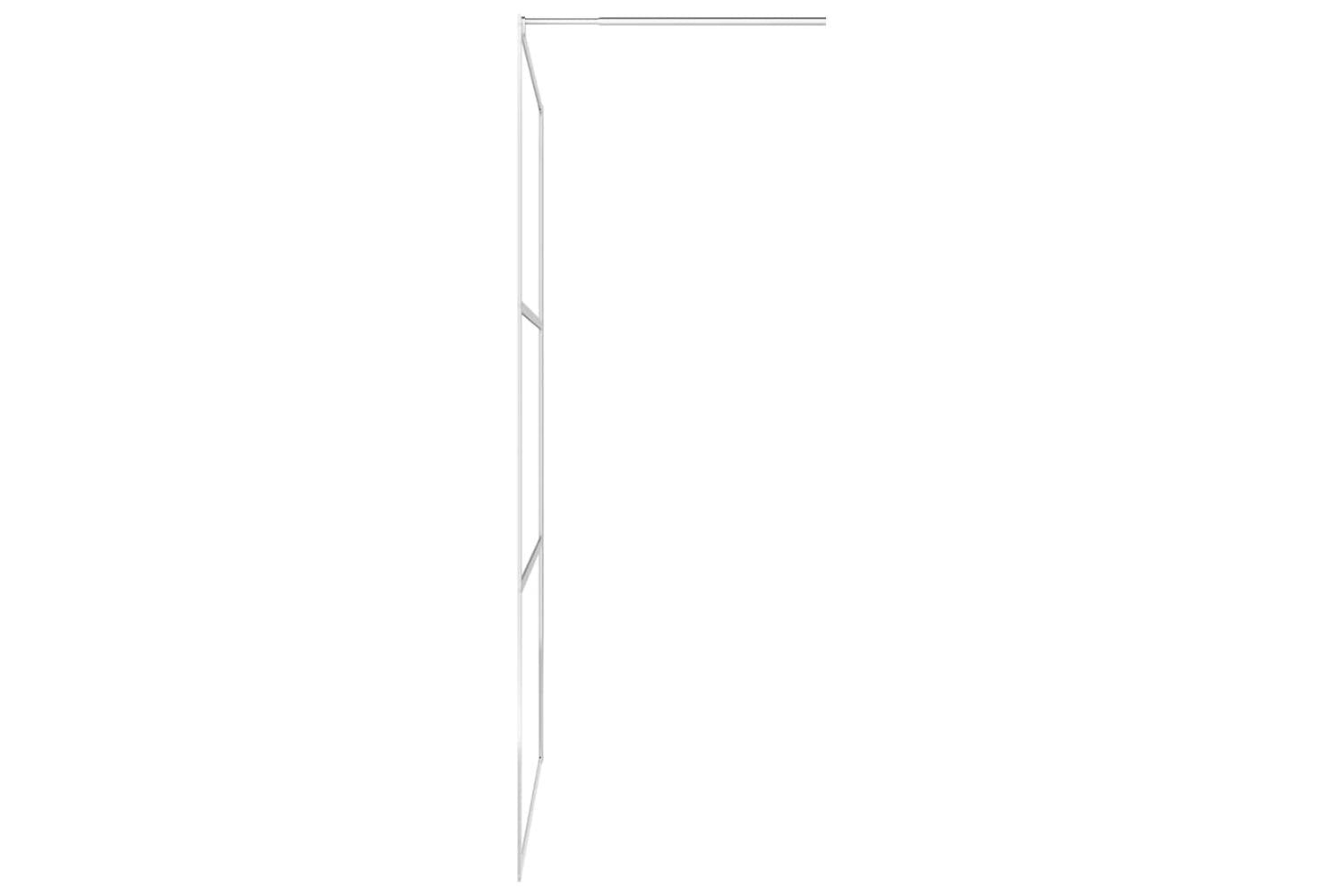 vidaXL 146636 Walk-in Shower Wall With Clear Esg Glass 90x195cm-5