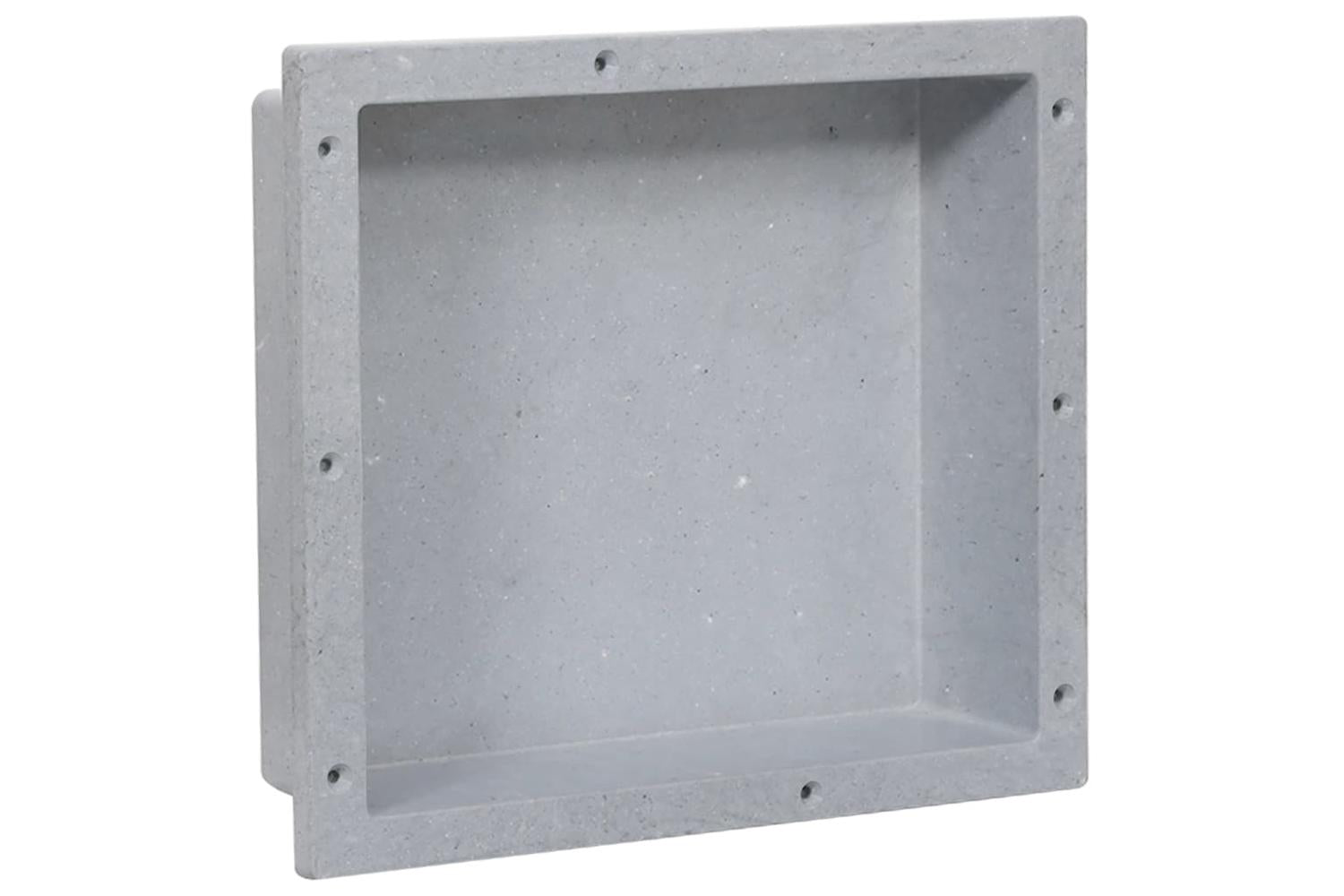 vidaXL 151389 Shower Niche Matt Grey 41x36x10cm