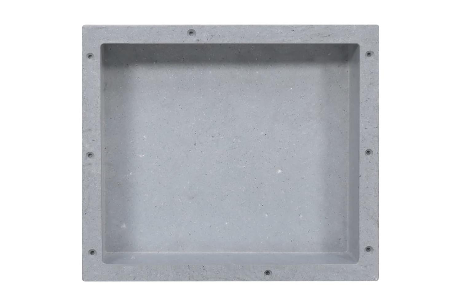 vidaXL 151389 Shower Niche Matt Grey 41x36x10cm-2