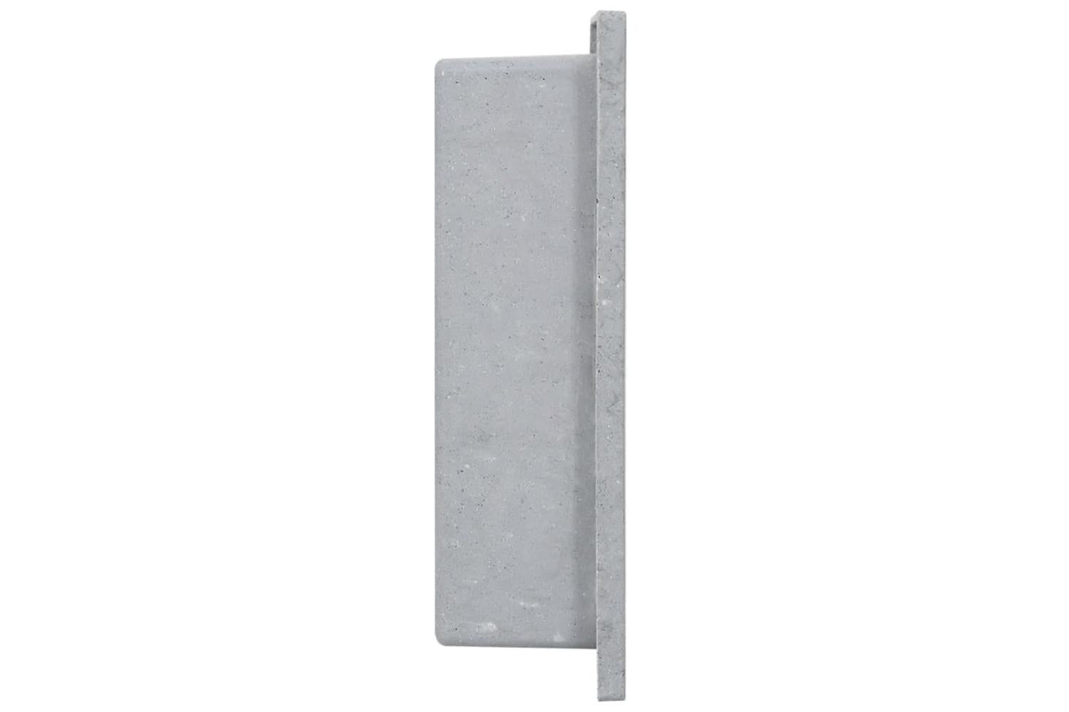 vidaXL 151389 Shower Niche Matt Grey 41x36x10cm-3