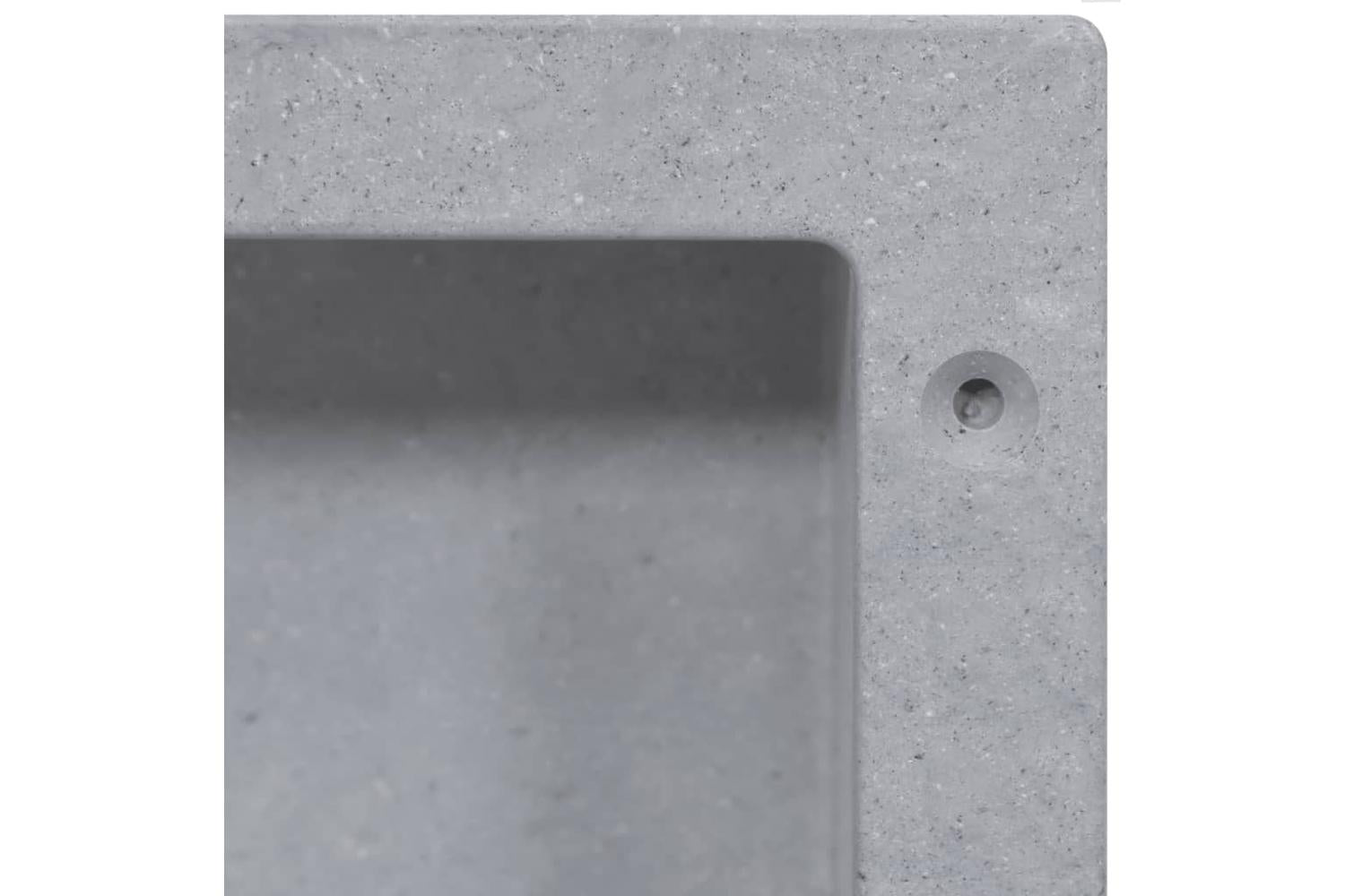 vidaXL 151389 Shower Niche Matt Grey 41x36x10cm-4