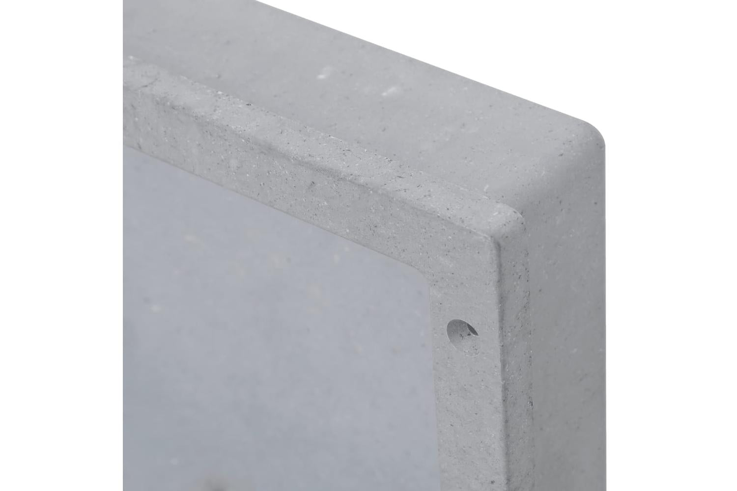 vidaXL 151389 Shower Niche Matt Grey 41x36x10cm-5