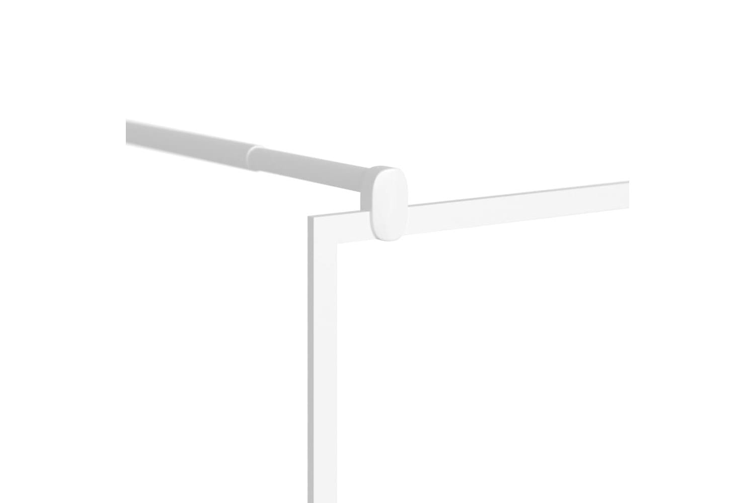vidaXL 151868 Walk-in Shower Wall 80x195cm Esg Glass White-6