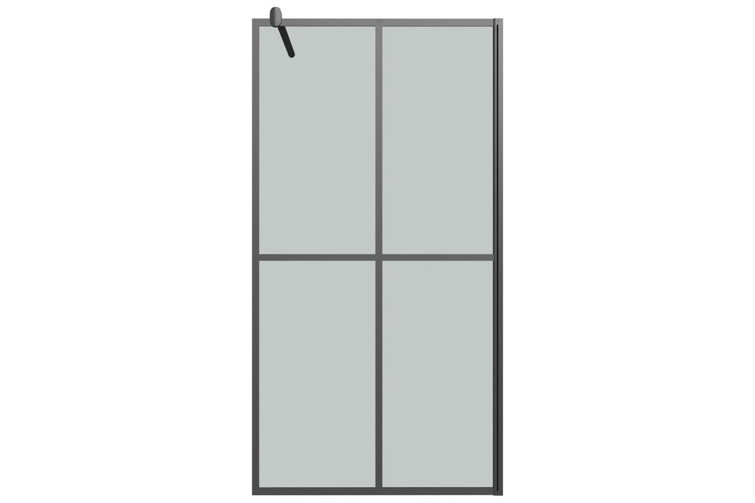 Vidaxl 151886 Walk-in Shower Screen 100x195cm Dark Tempered Glass-3