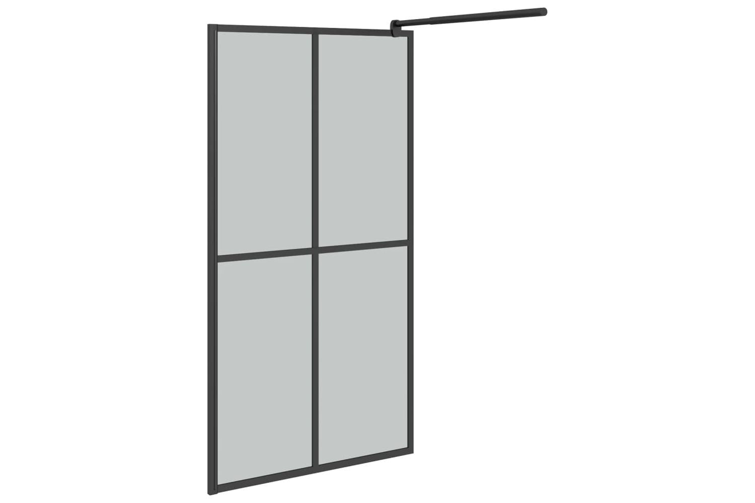 Vidaxl 151886 Walk-in Shower Screen 100x195cm Dark Tempered Glass-5
