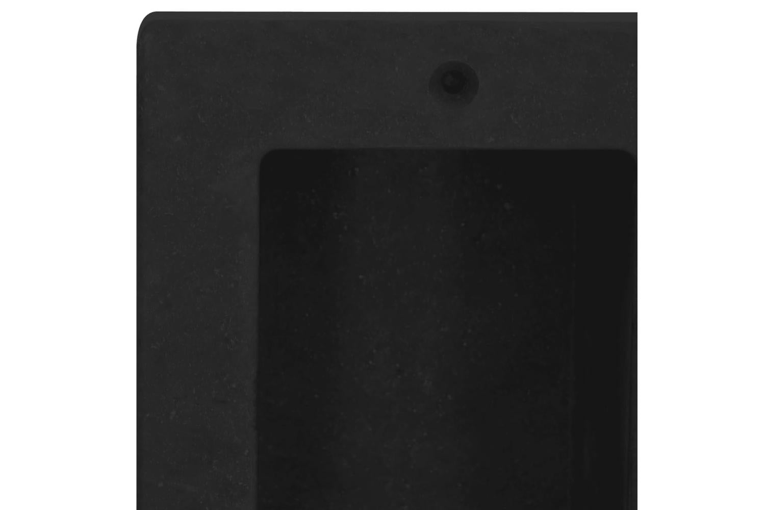 vidaXL 151397 Shower Niche With 2 Compartments Matt Black 41x51x10cm-5