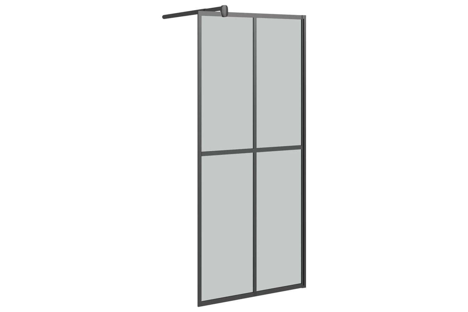 Vidaxl 151885 Walk-in Shower Screen 90x195cm Dark Tempered Glass
