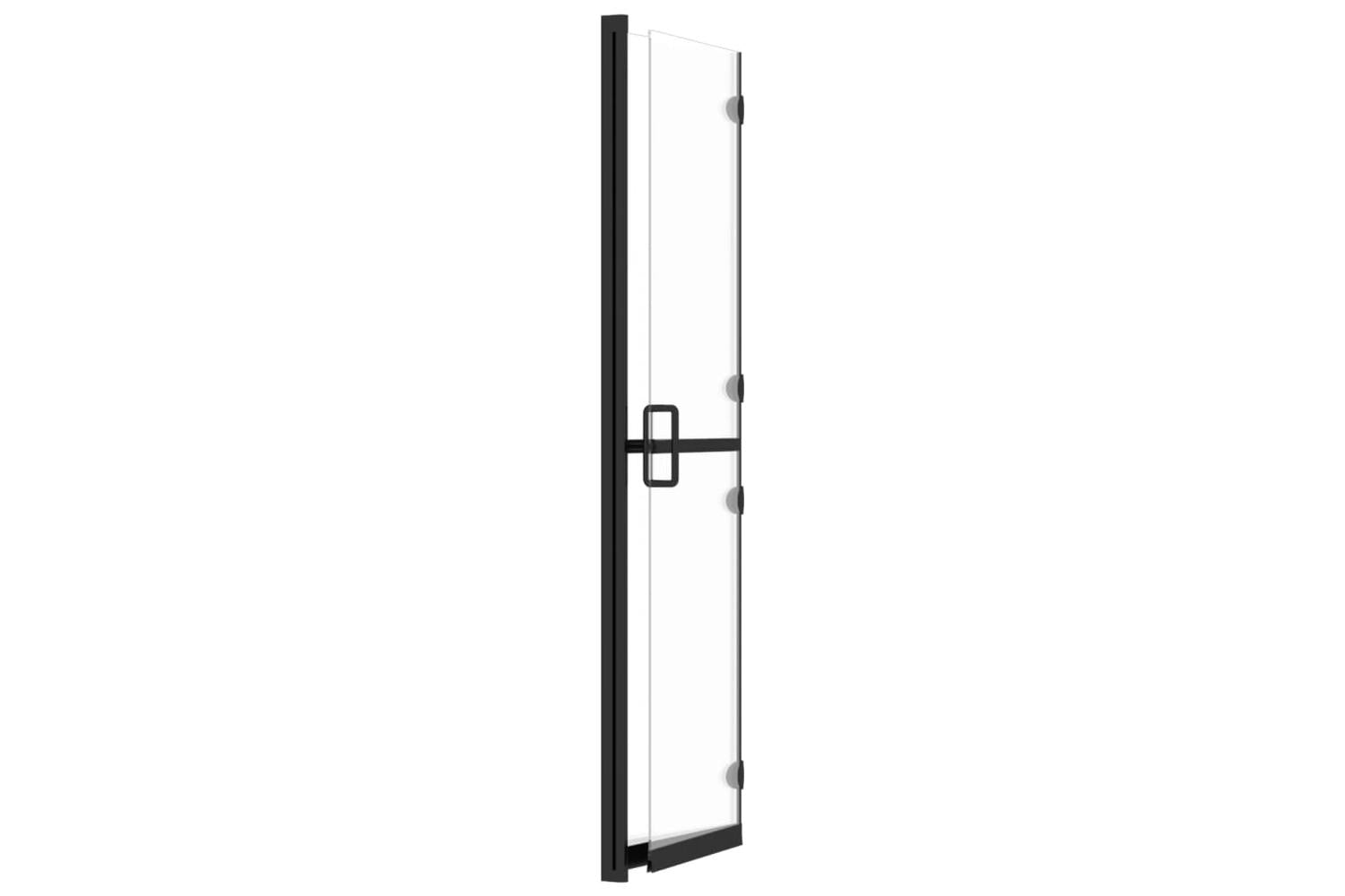vidaXL 151181 Foldable Walk-in Shower Wall Transparent Esg Glass 80x190cm-6