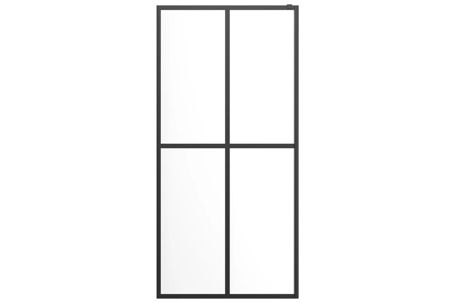 vidaXL 145679 Walk-in Shower Screen Clear Tempered Glass 80x195cm-4