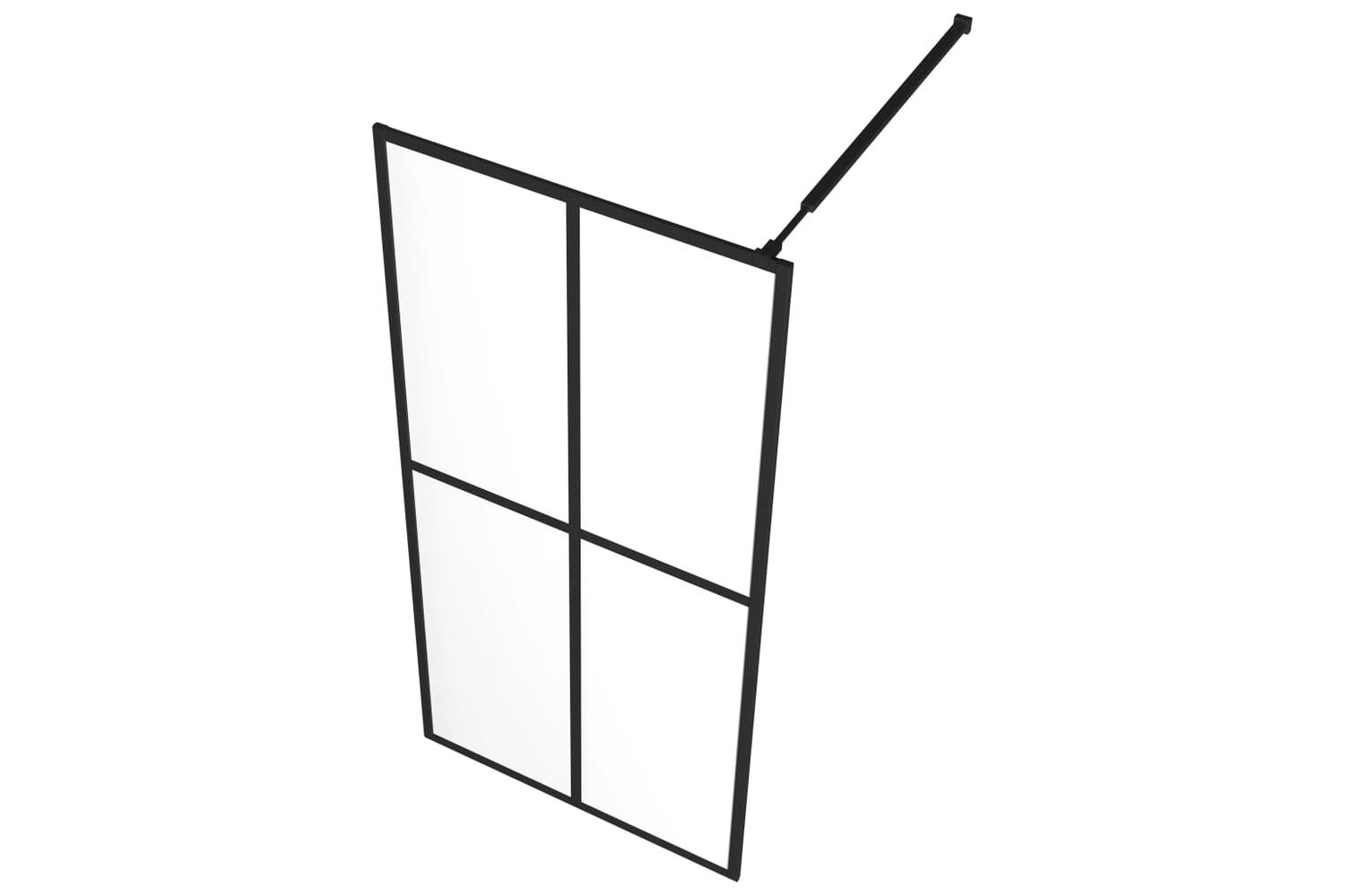 vidaXL 145679 Walk-in Shower Screen Clear Tempered Glass 80x195cm-5