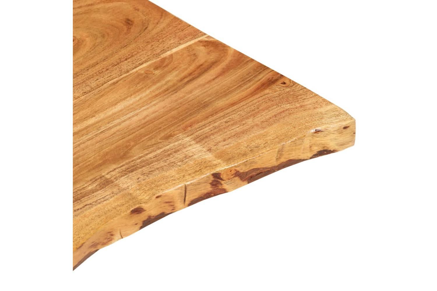 vidaXL 286317 Bathroom Vanity Top Solid Acacia Wood 58x52x2.5cm-6