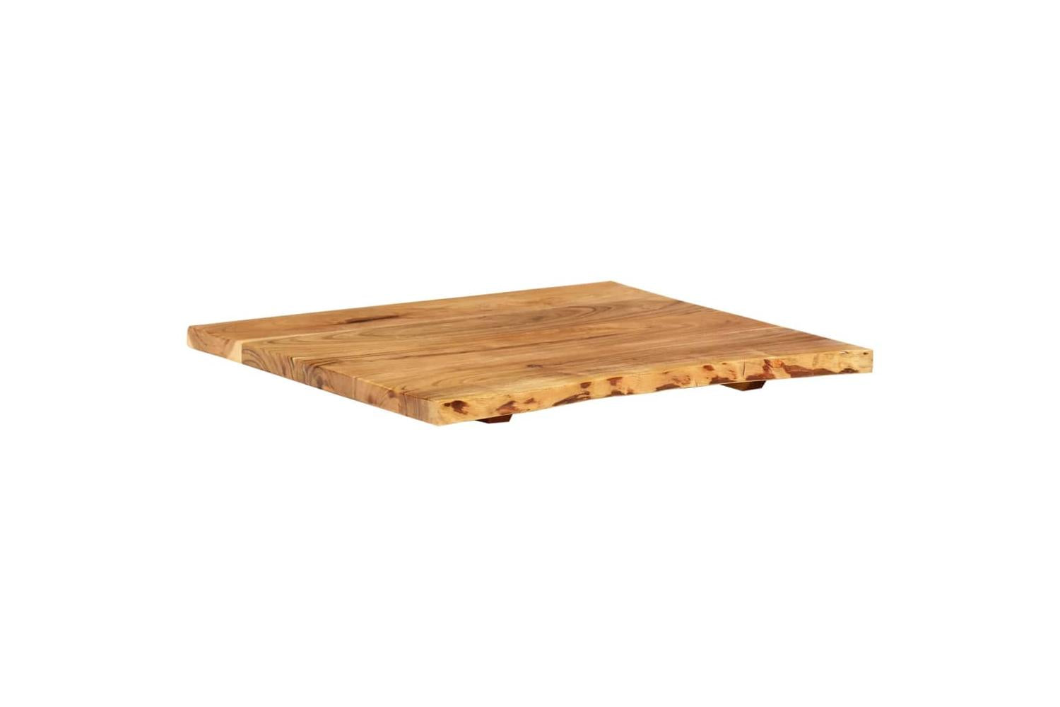 vidaXL 286317 Bathroom Vanity Top Solid Acacia Wood 58x52x2.5cm-10
