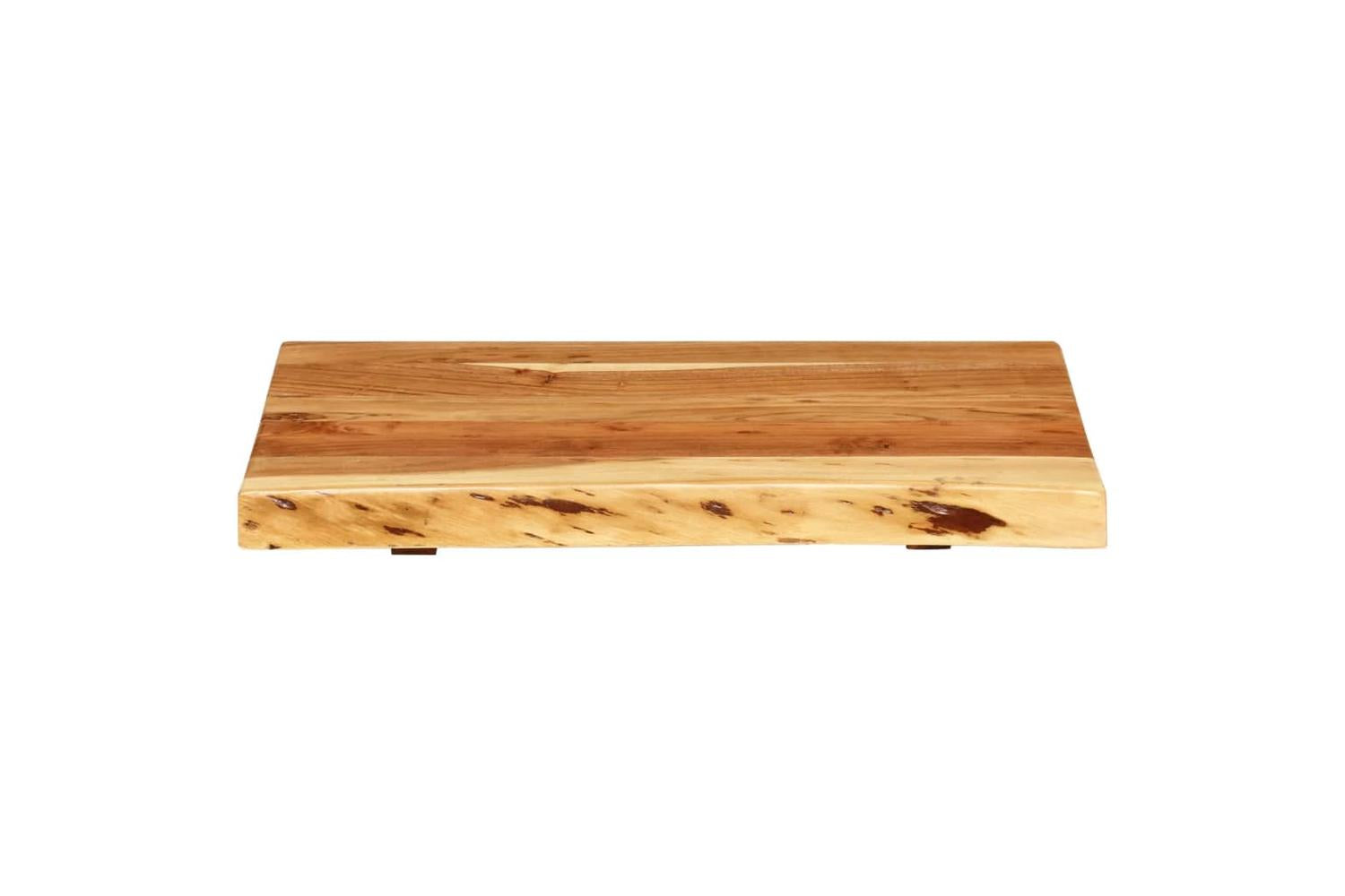 vidaXL 286318 Bathroom Vanity Top Solid Acacia Wood 58x52x3.8cm-3