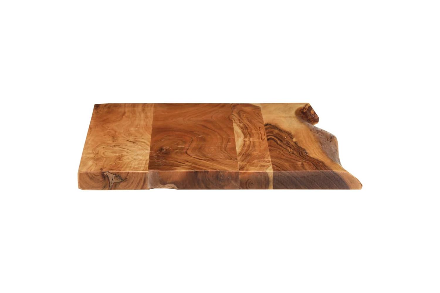 vidaXL 286320 Bathroom Vanity Top Solid Acacia Wood 80x52x3.8cm-4