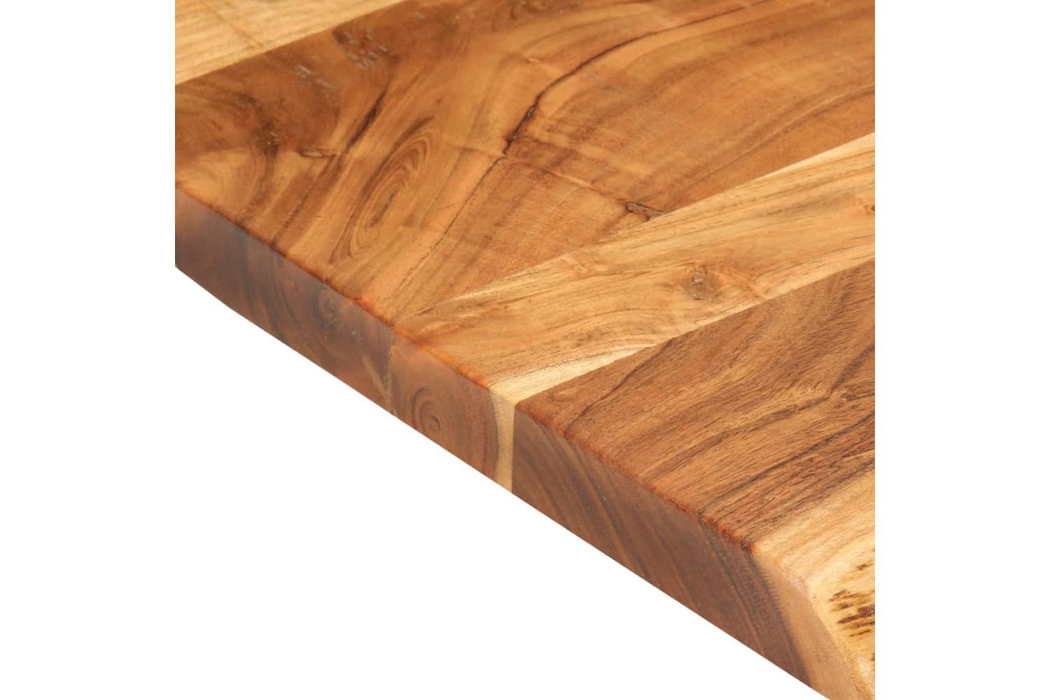 vidaXL 286320 Bathroom Vanity Top Solid Acacia Wood 80x52x3.8cm-5