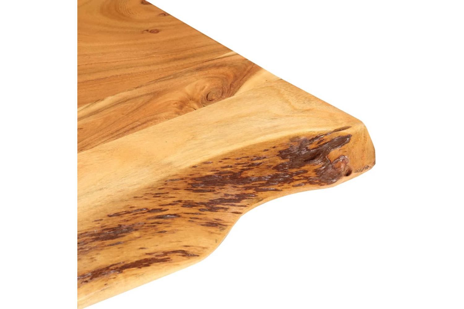 vidaXL 286320 Bathroom Vanity Top Solid Acacia Wood 80x52x3.8cm-6