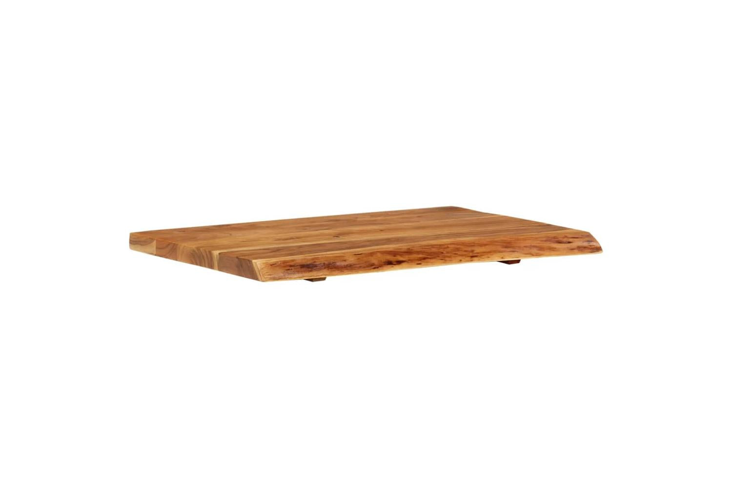 vidaXL 286320 Bathroom Vanity Top Solid Acacia Wood 80x52x3.8cm-8
