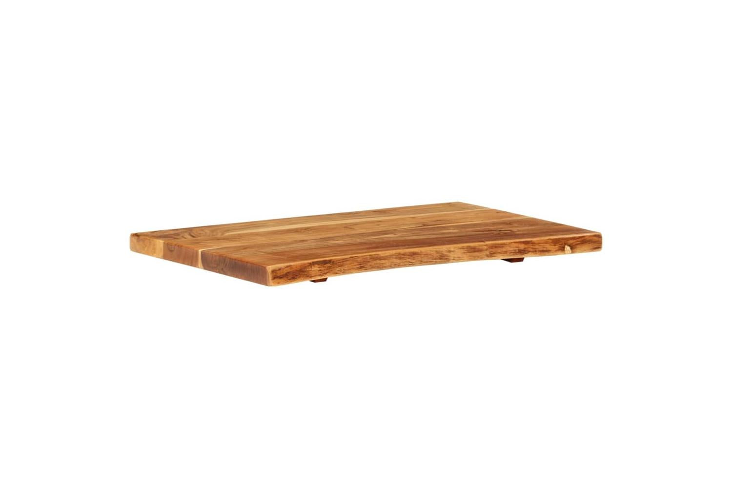 vidaXL 286320 Bathroom Vanity Top Solid Acacia Wood 80x52x3.8cm-10
