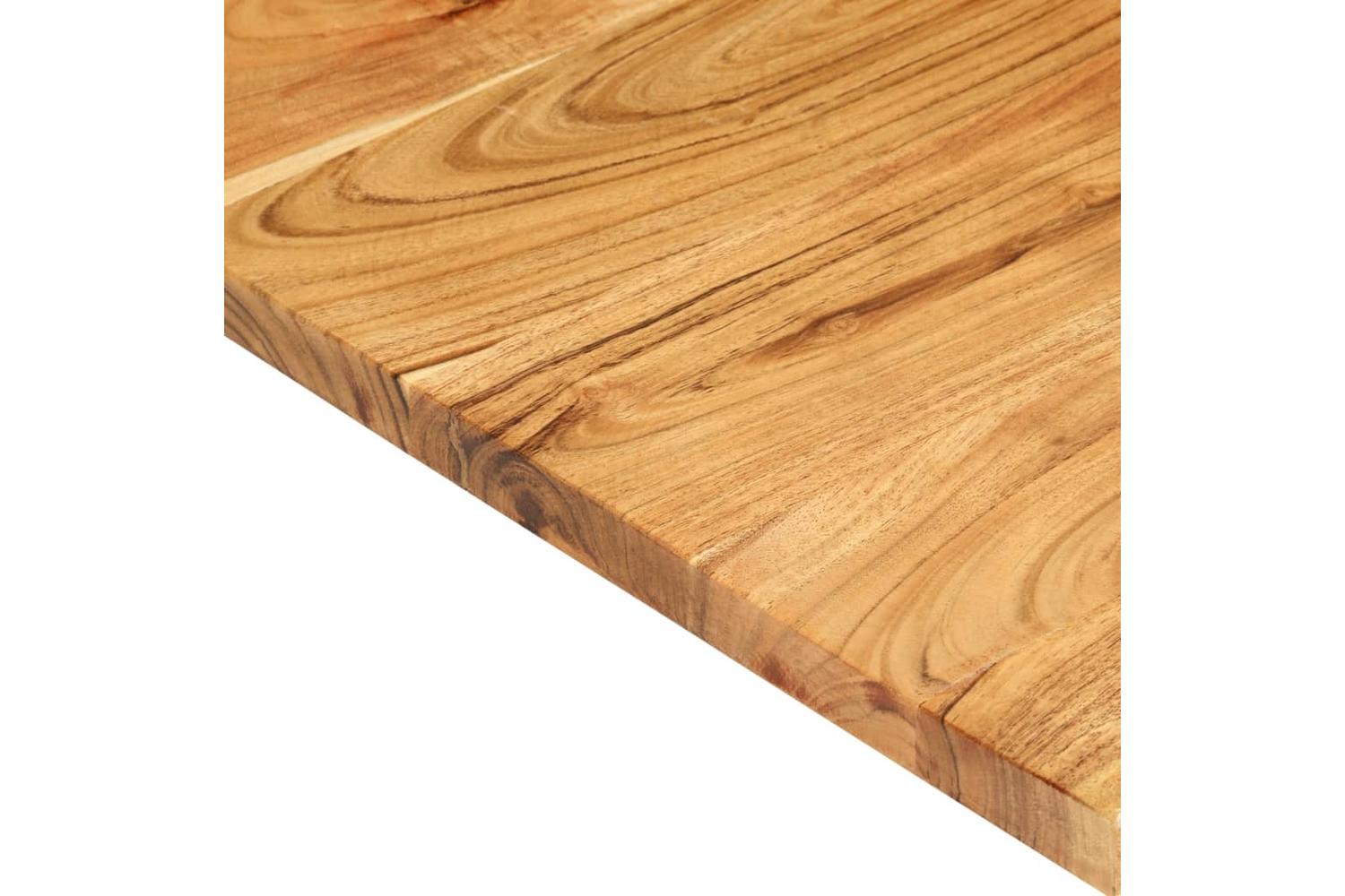 vidaXL 286319 Bathroom Vanity Top Solid Acacia Wood 80x52x2.5cm-5