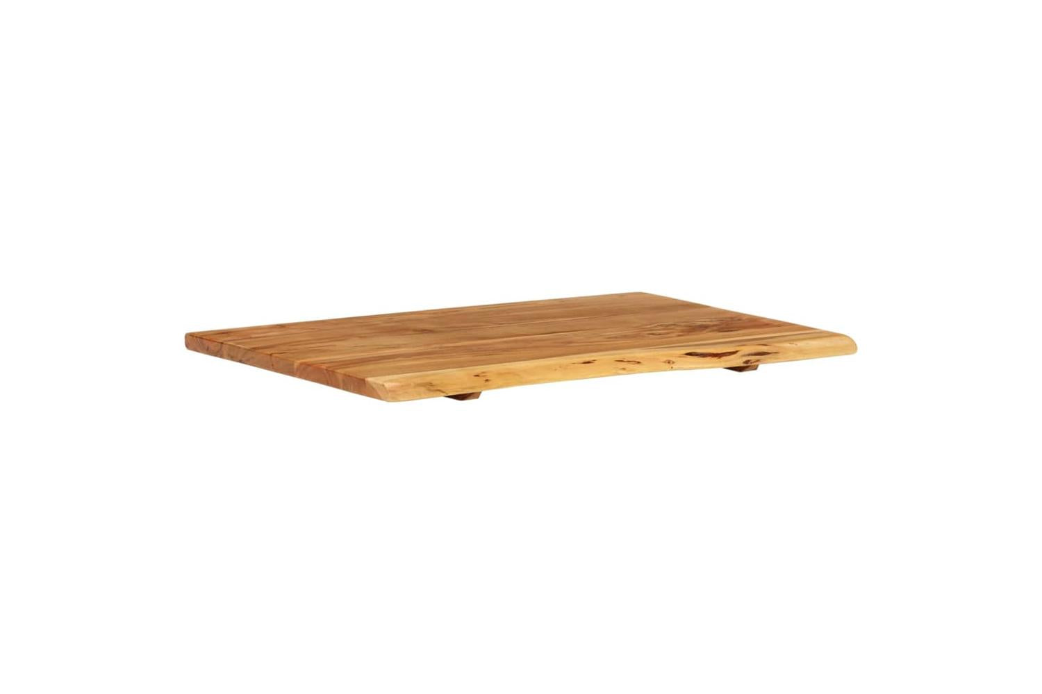 vidaXL 286319 Bathroom Vanity Top Solid Acacia Wood 80x52x2.5cm-8