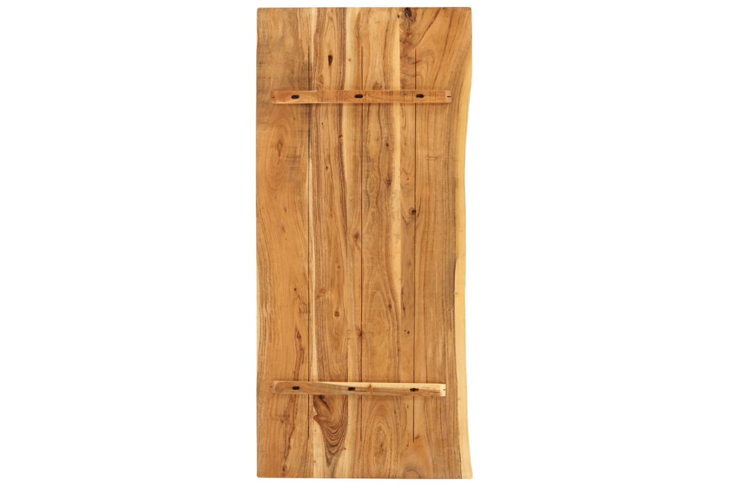 vidaXL 286323 Bathroom Vanity Top Solid Acacia Wood 114x52x2.5cm-2