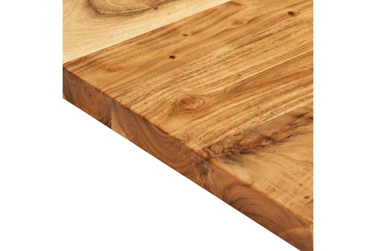 vidaXL 286324 Bathroom Vanity Top Solid Acacia Wood 114x52x3.8cm-5