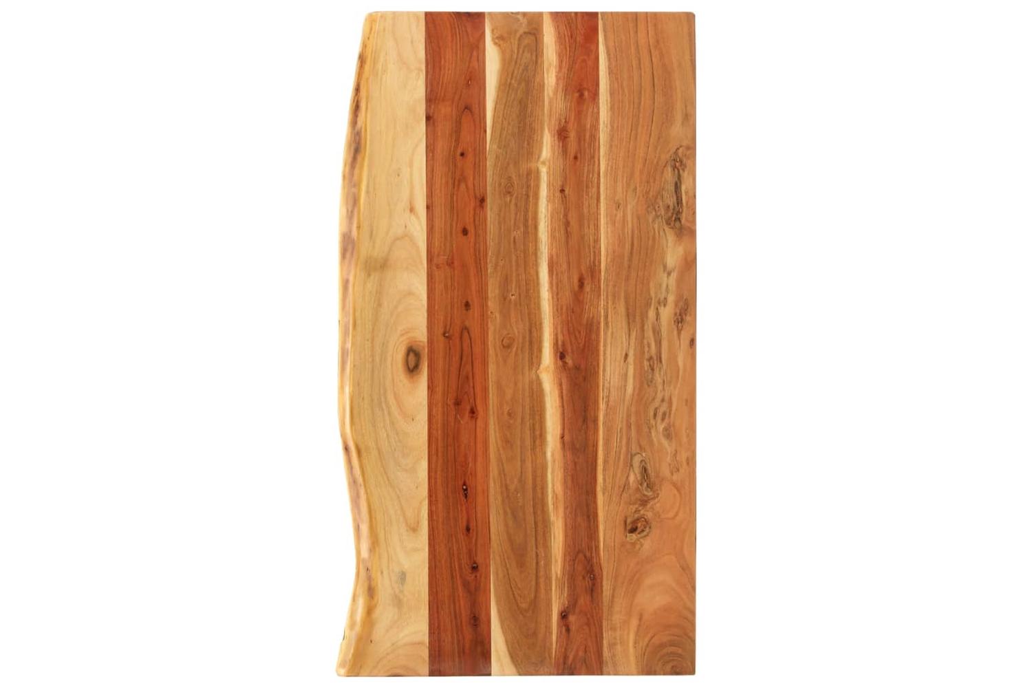 vidaXL 286321 Bathroom Vanity Top Solid Acacia Wood 100x52x2.5cm