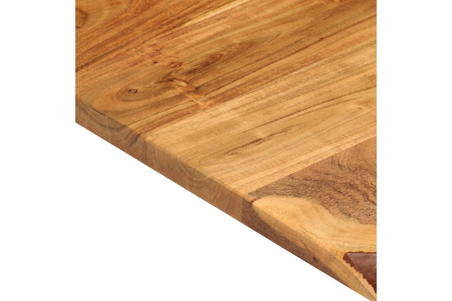vidaXL 286321 Bathroom Vanity Top Solid Acacia Wood 100x52x2.5cm-5