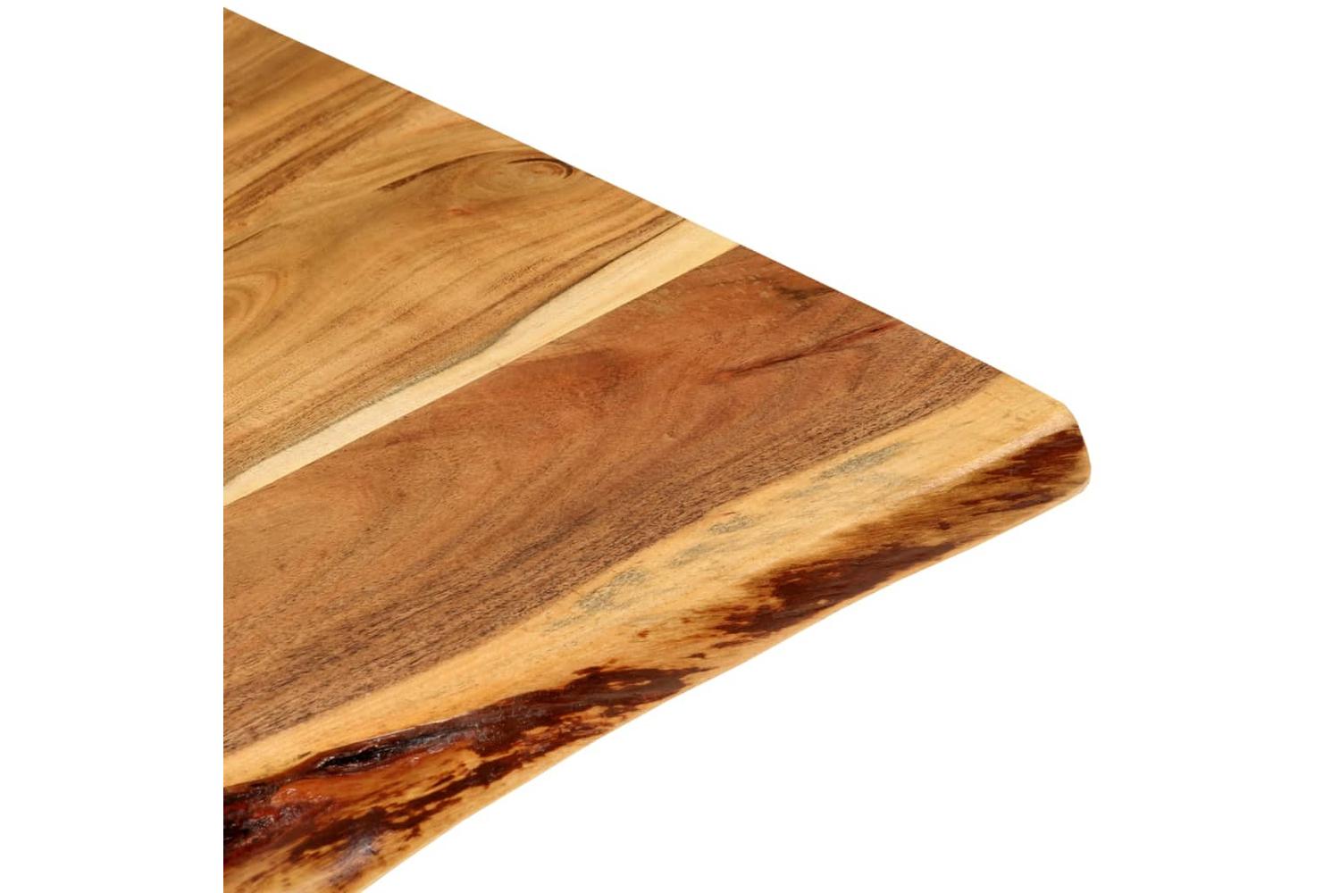 vidaXL 286321 Bathroom Vanity Top Solid Acacia Wood 100x52x2.5cm-6