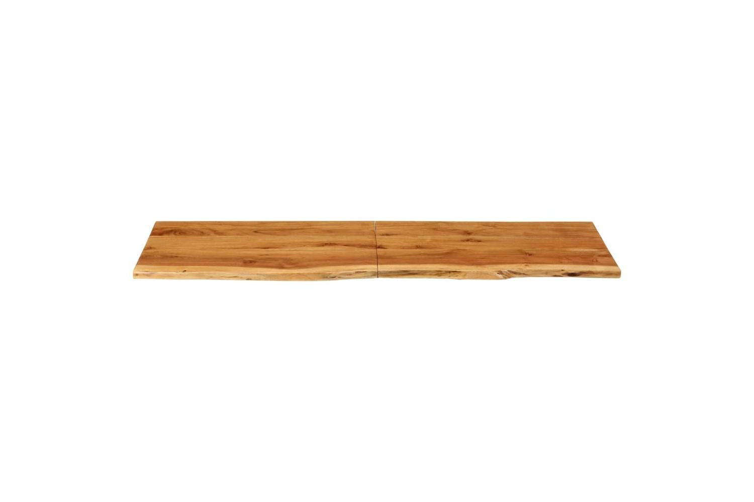 vidaXL 286325 Bathroom Vanity Top Solid Acacia Wood 140x52x2.5cm-3