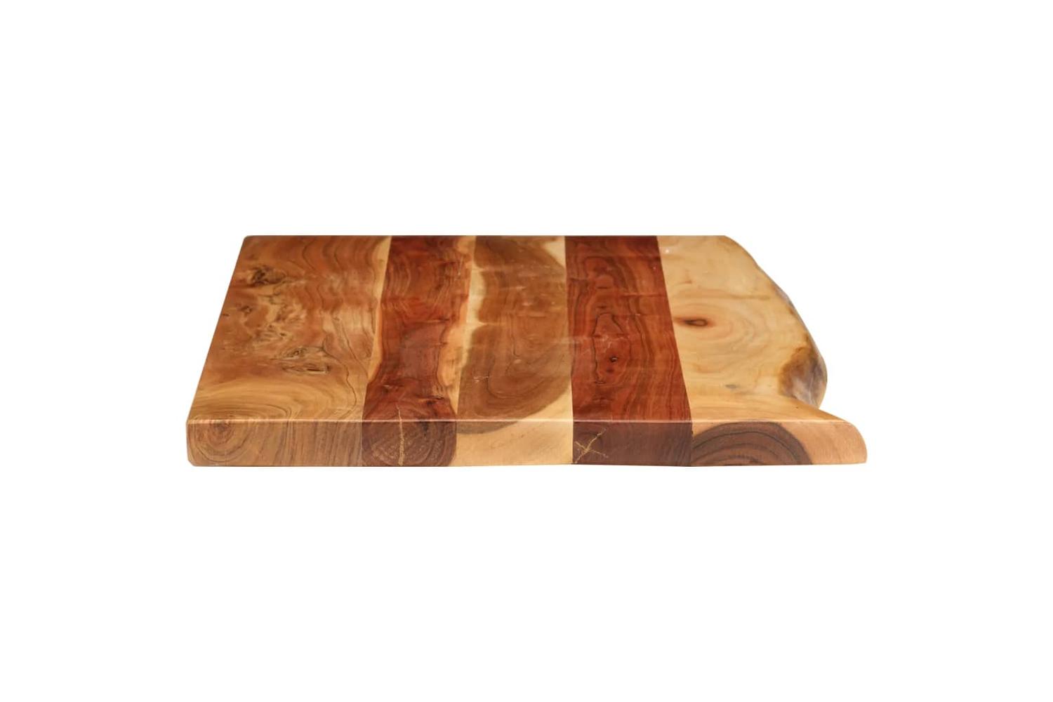 vidaXL 286322 Bathroom Vanity Top Solid Acacia Wood 100x52x3.8cm-4