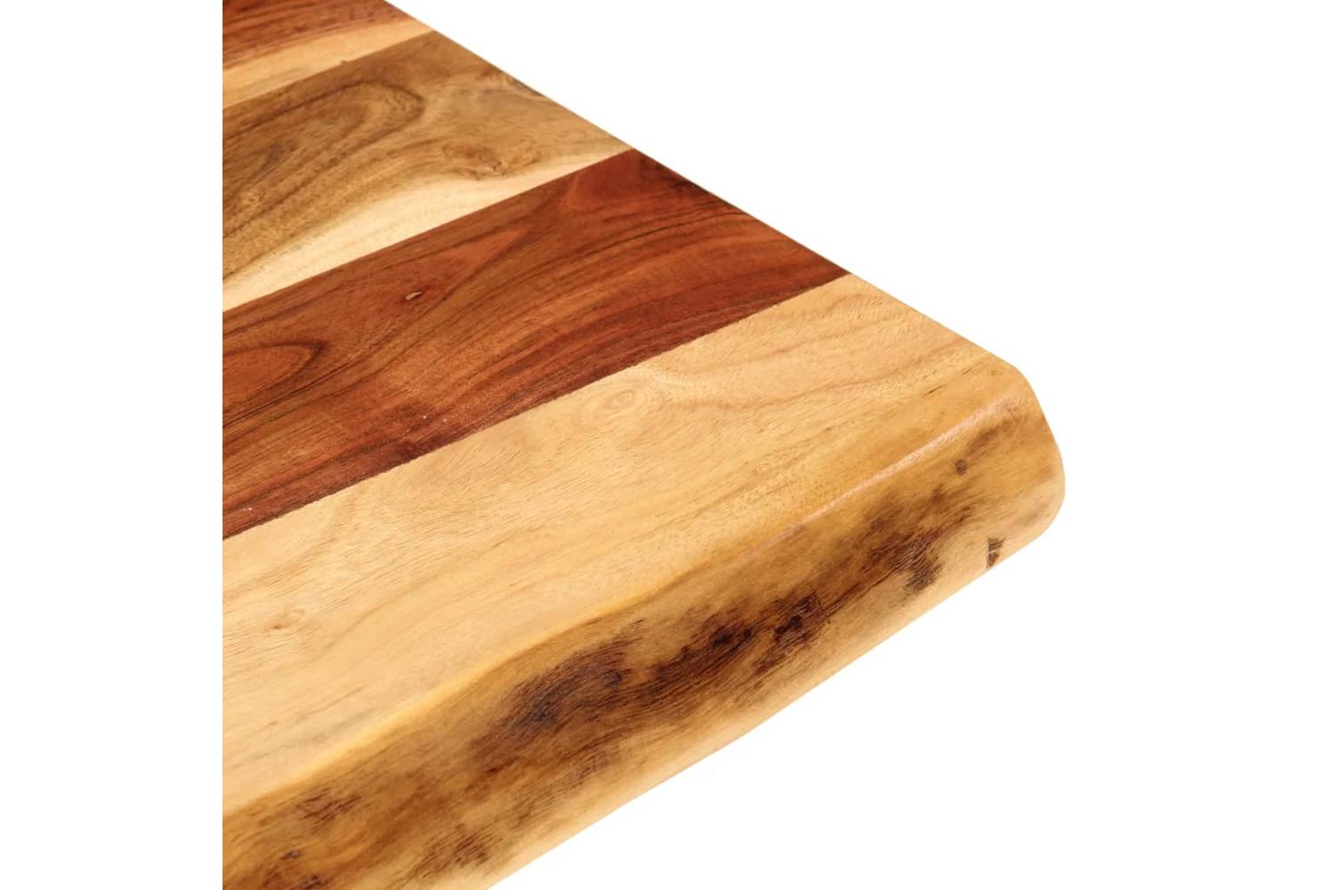 vidaXL 286322 Bathroom Vanity Top Solid Acacia Wood 100x52x3.8cm-6