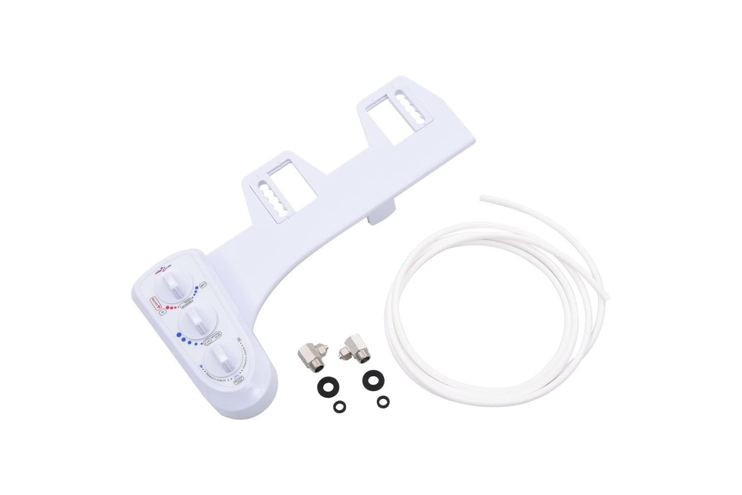 Vidaxl 145292 Bidet Toilet Seat Attachment Hot Cold Water Dual Nozzles-2