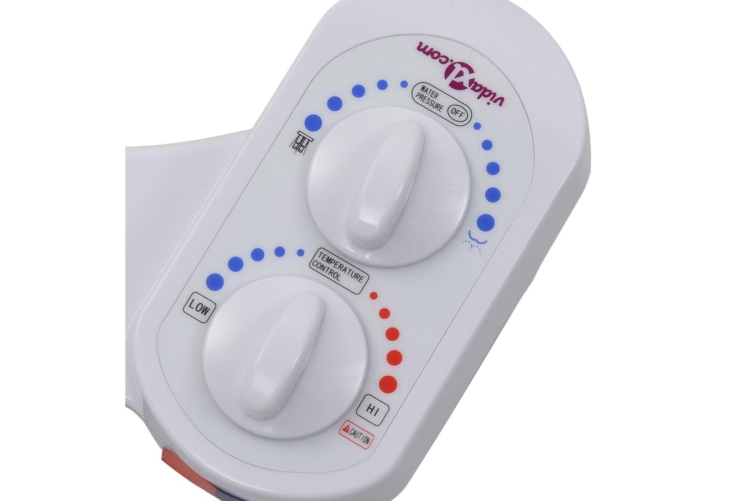 Vidaxl 145291 Bidet Toilet Seat Attachment Hot Cold Water Single Nozzle-4
