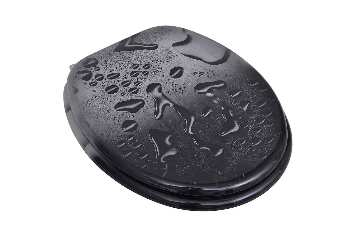 Vidaxl 275916 Toilet Seats With Lids 2 Pcs Mdf Water-2