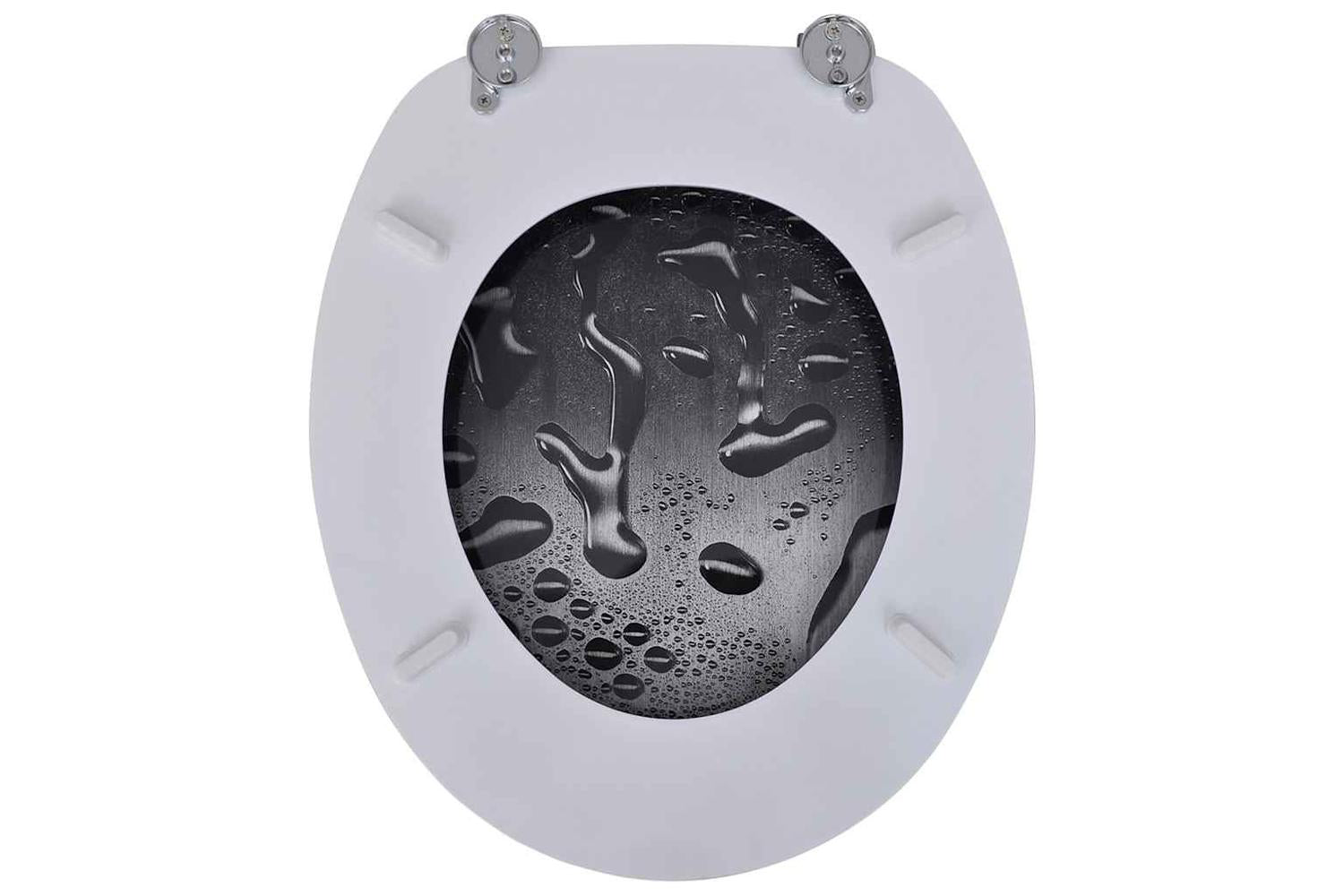 Vidaxl 275916 Toilet Seats With Lids 2 Pcs Mdf Water-6