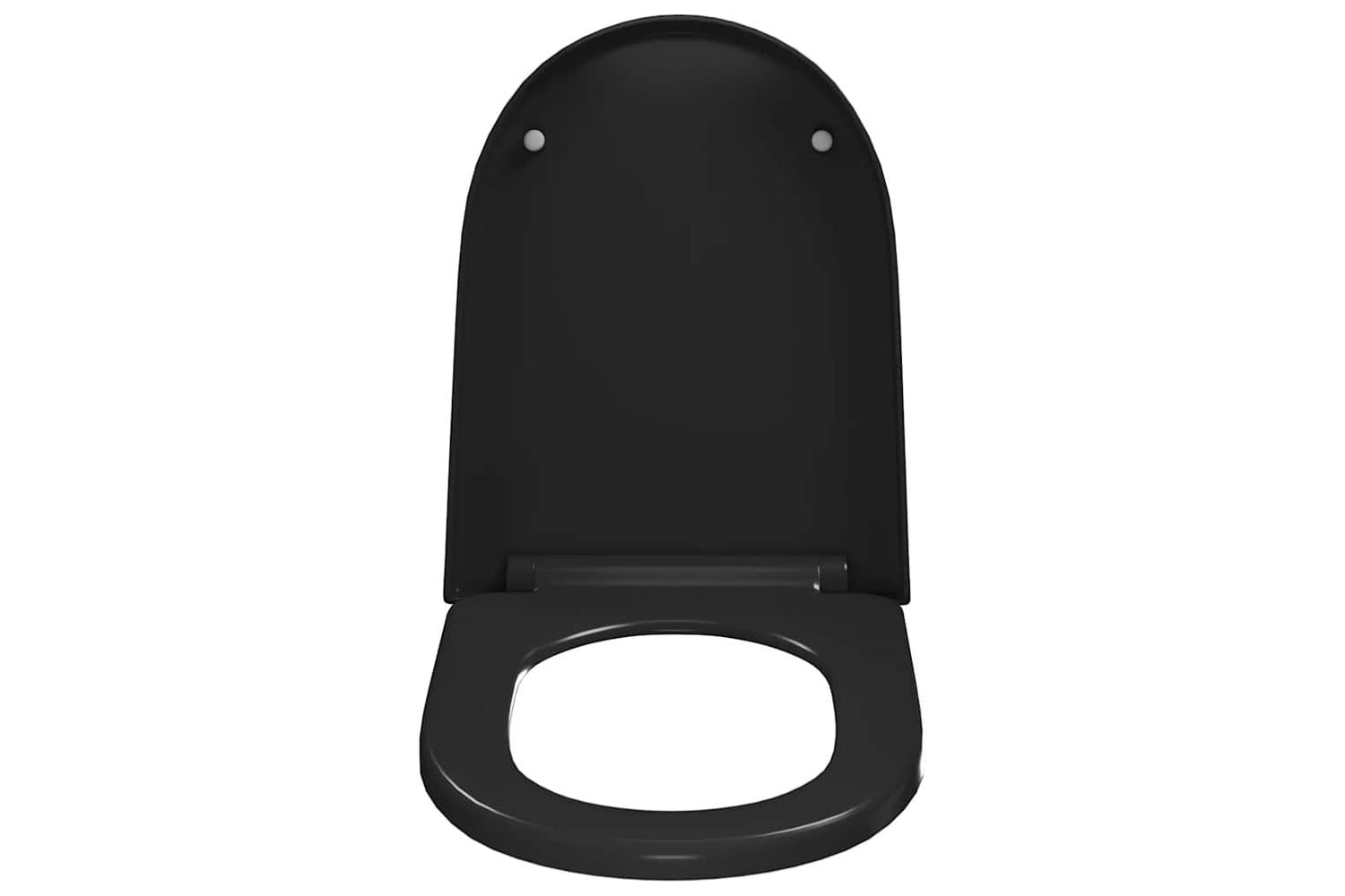 Vidaxl 145023 Soft-close Toilet Seat With Quick-release Design Black-3