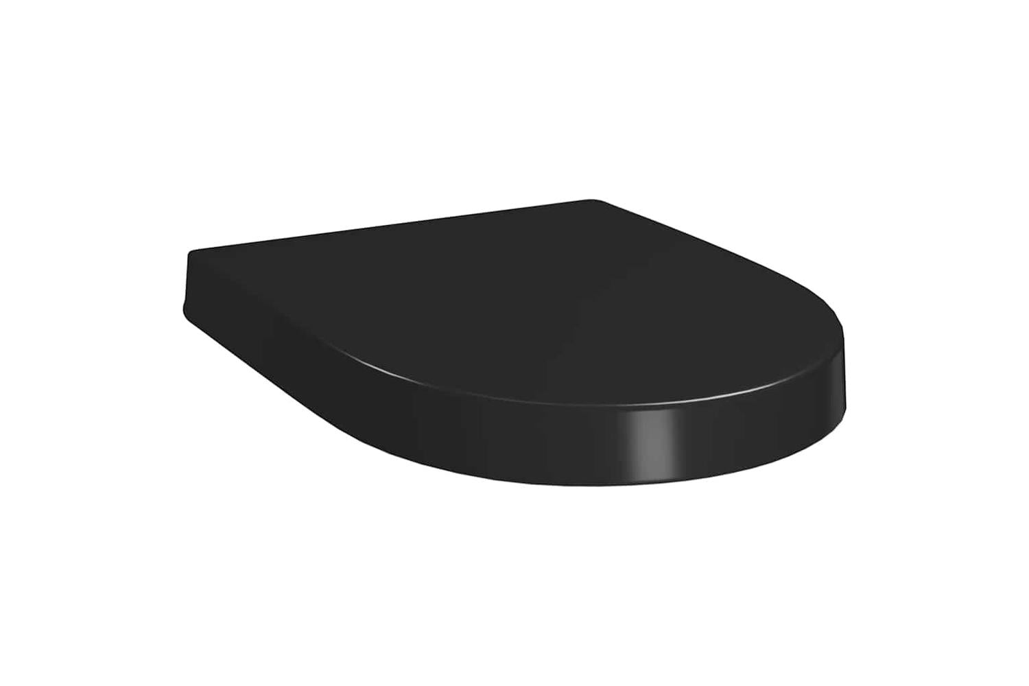 Vidaxl 145023 Soft-close Toilet Seat With Quick-release Design Black-4
