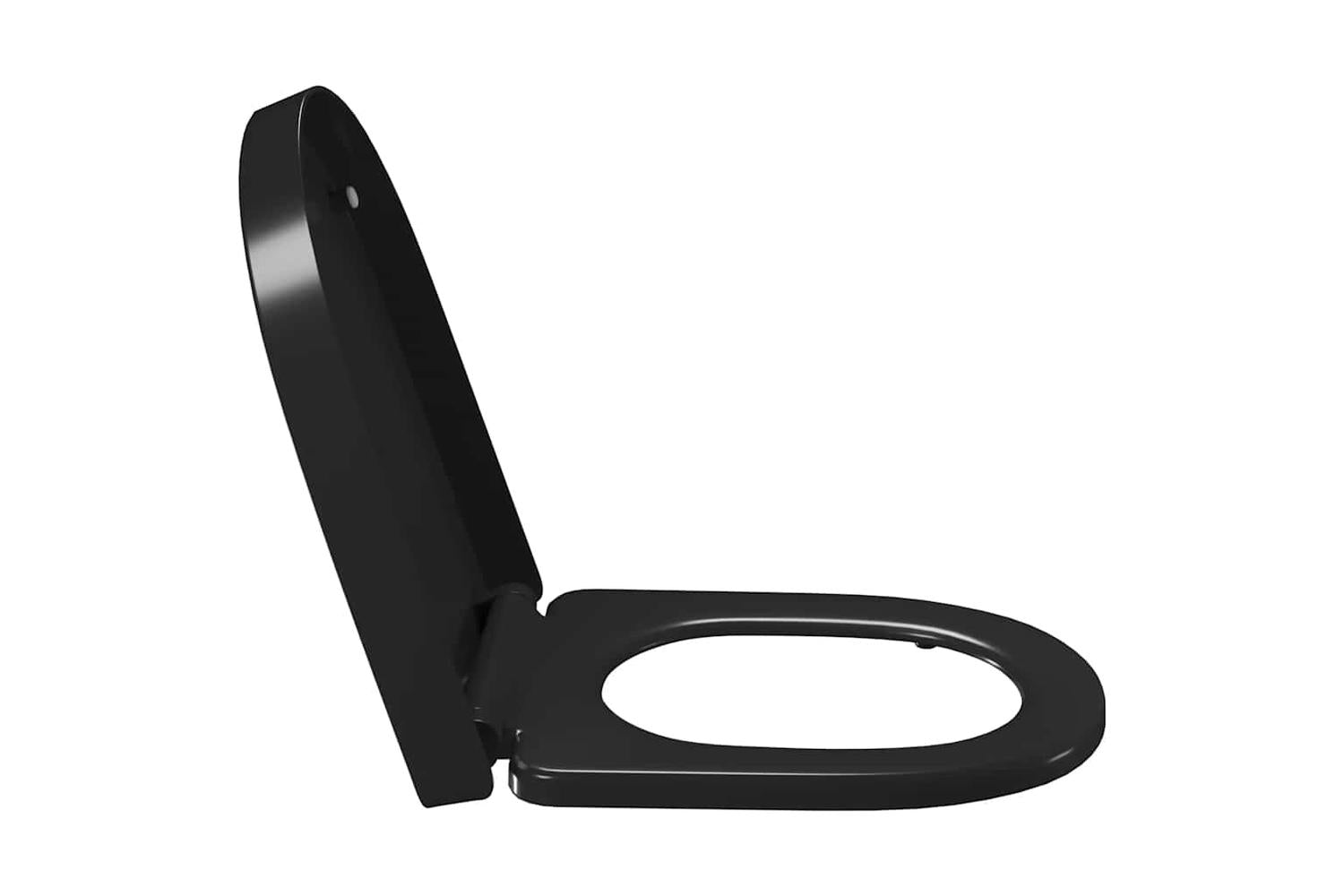 Vidaxl 145023 Soft-close Toilet Seat With Quick-release Design Black-5