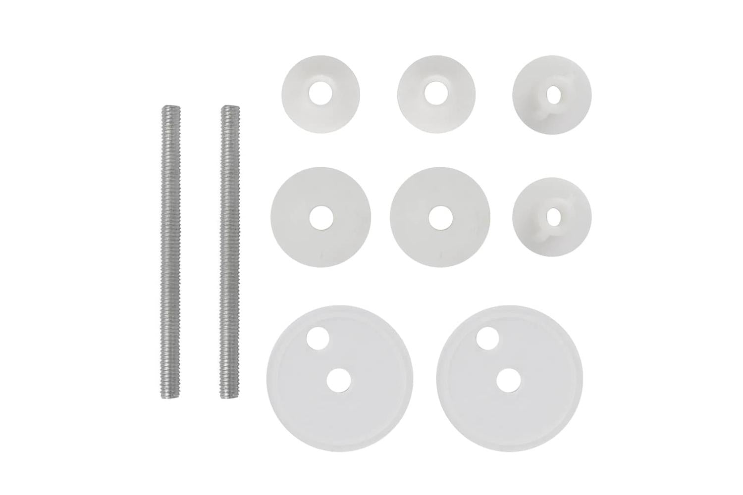 Vidaxl 275918 Toilet Seats With Lids 2 Pcs Mdf Pebbles-9