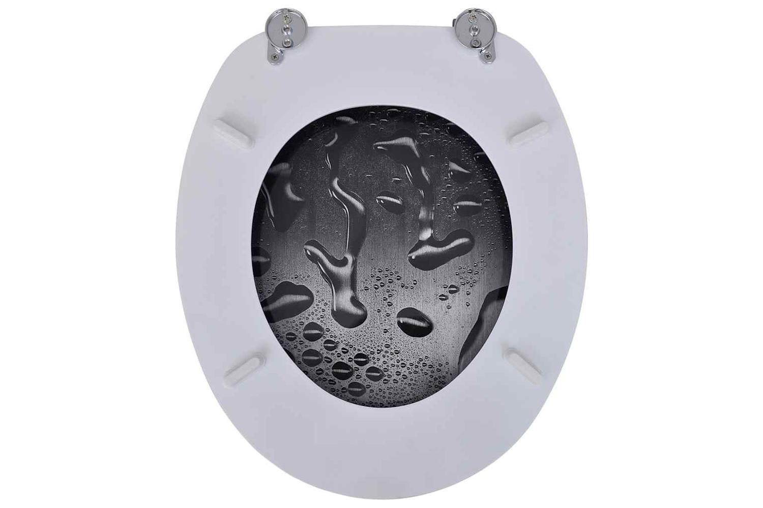 Vidaxl 141482 Toilet Seat With Mdf Lid Water Drop Design-6