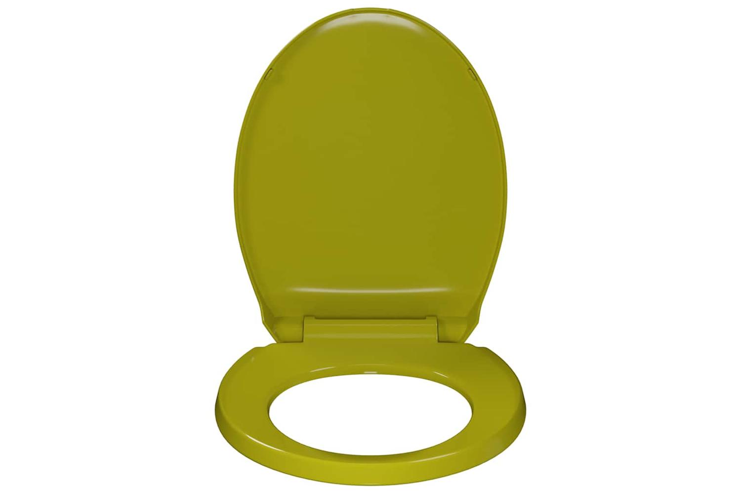 Vidaxl 145824 Soft-close Toilet Seat Green Oval-4