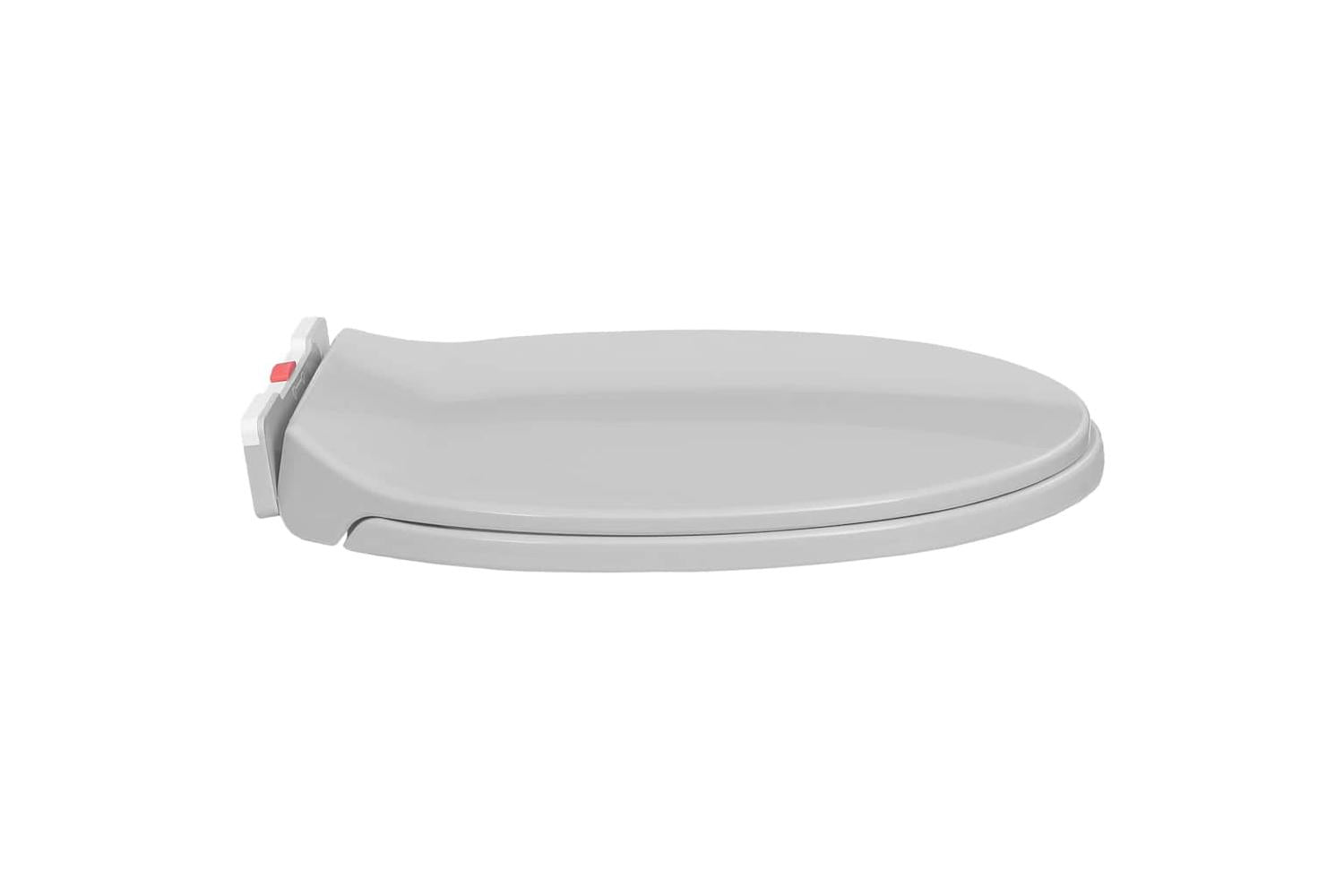 Vidaxl 145815 Soft-close Toilet Seat Quick Release Light Grey Oval-6