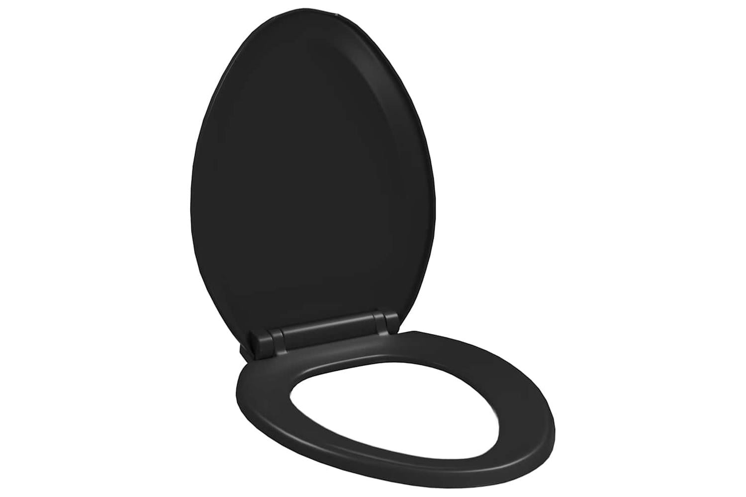 Vidaxl 145020 Soft-close Toilet Seat With Quick-release Design Black