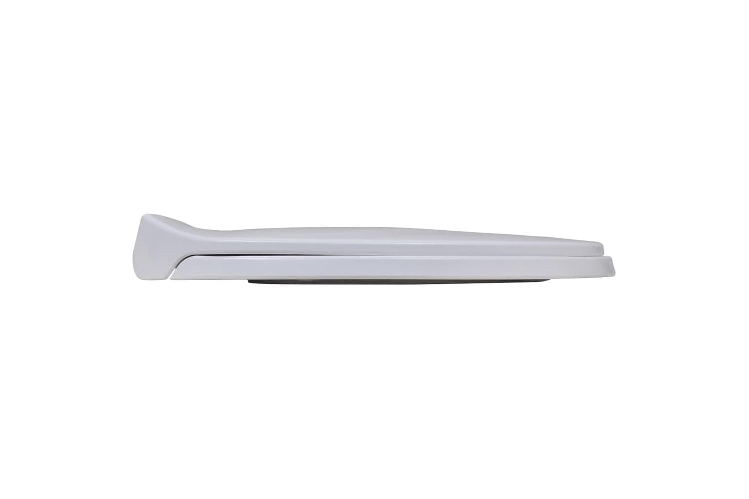 Vidaxl 275927 Toilet Seats With Soft Close Lids 2 Pcs Plastic White-3