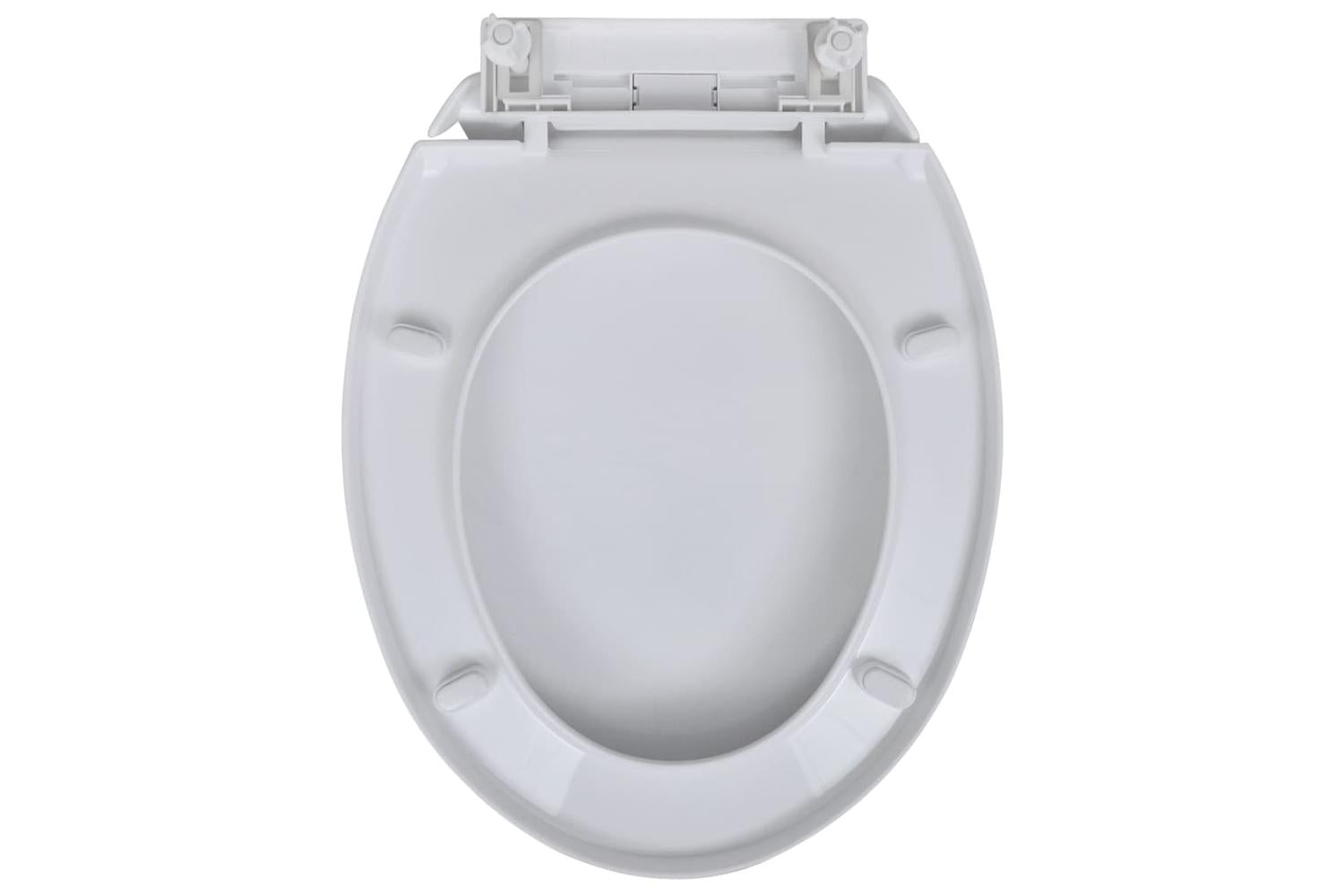 Vidaxl 275927 Toilet Seats With Soft Close Lids 2 Pcs Plastic White-4